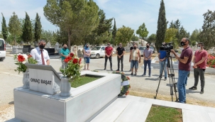 Omaç Başat kabri başında anıldı