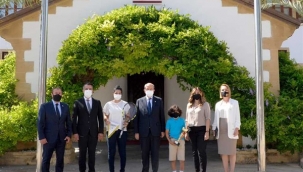Tatar Gazioğlu ve heyetini Kabul etti