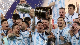 Copa America'da zafer Brezilya'yı deviren Arjantin'in
