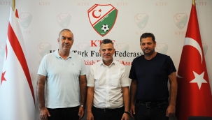 LTTFF Başkanı Ercen'den KTFF'ye ziyaret