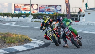 Supermoto heyecanı yaşandı