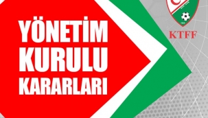 Yönetim Kurulu Kararları | 16.07.2021