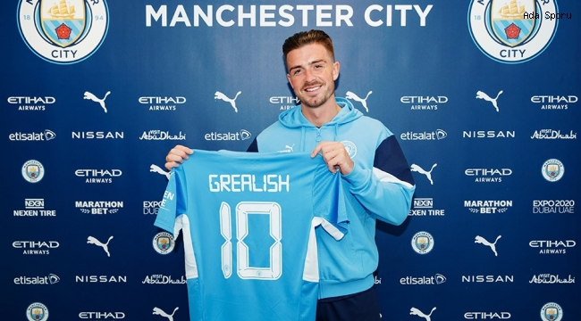 Manchester City, Jack Grealish'i 100 milyon sterlin'e kadrosuna kattı
