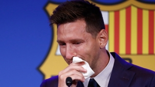 Messi'nin ayrılık gözyaşları