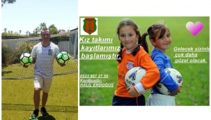 Mormenekşe’de kız takımı kayıtları başladı