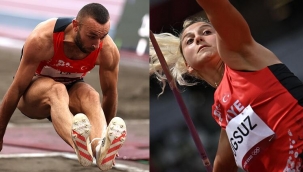 Tokyo 2020'de üç adım atlamada Necati Er, ciritte ise Eda Tugsuz finalde