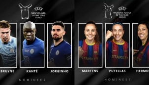 UEFA, yılın futbolcusu ve teknik direktör adaylarını açıkladı