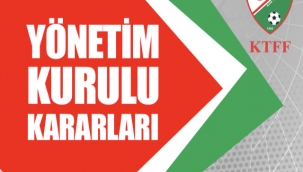 YÖNETİM KURULU KARARLARI