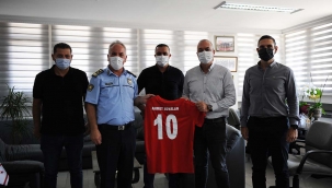 Başkan Sertoğlu'ndan PGM Müdürü Soyalan'a ziyaret