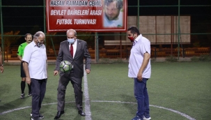 Daireler Hasan Ramadan Cemil anısına sahaya indi