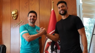 Fenerbahçe'den Gaziantep'e transfer olan Caulker, Erol Bulut ile buluştu