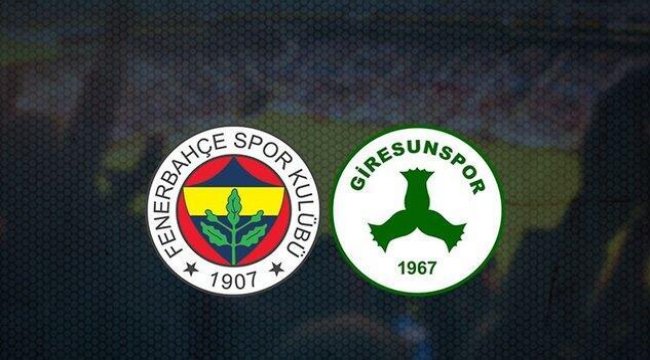 Fenerbahçe Giresunspor maçı ne zaman, hangi kanalda, saat kaçta? FB muhtemel 11’ler..