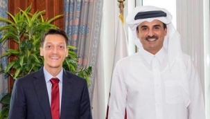Katar Emiri Şeyh Temim, Fenerbahçeli Mesut Özil'i kabul etti