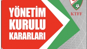 Yönetim Kurulu Kararları