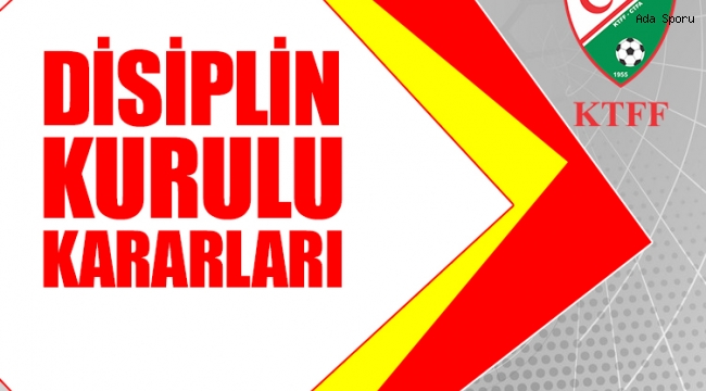Disiplin Kurulu Kararları | 14.10.2021