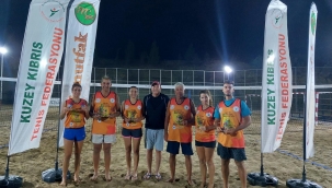 KKTF GTK BEACH TENNİS TOUR -5'DE KUPALAR SAHİPLERİNİ BULDU