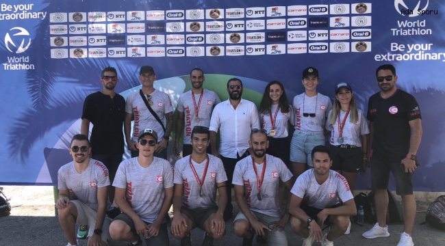 Triatletlerimiz Alanya’da kürsüyü doldurdu