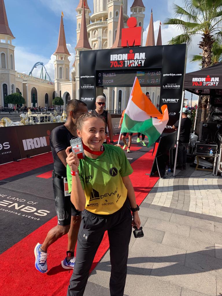 Ares triatletleri Ironman 70.3 Türkiye’de uçtu