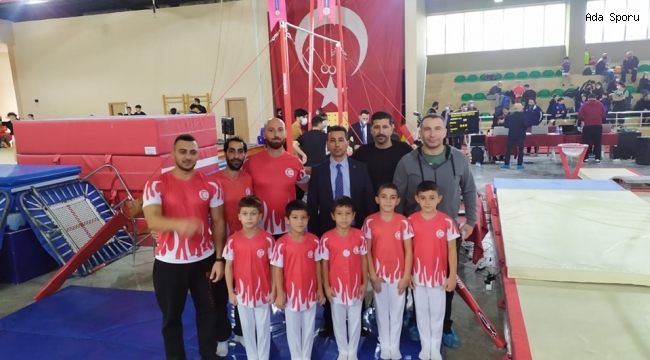 Küçük cimnastikçiler, İstanbul'da dördüncü oldu