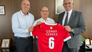 Bakan Çavuşoğlu ve Başkan Sertoğlu'ndan Çerkez'e ziyaret