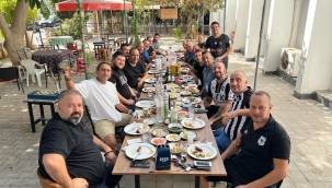 Derbi öncesi yemekte buluştular