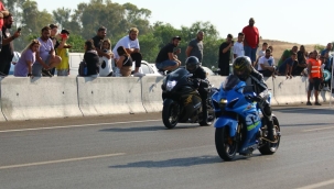 Ertelenen Motodrag finali yapılıyor
