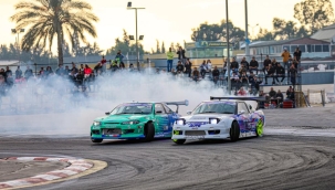 Drift NEU Kuzey Kıbrıs Uluslararası Drift Yarışı ilk günü tamamlandı