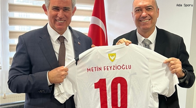 Başkan Sertoğlu'ndan TC Lefkoşa Büyükelçisi Feyzioğlu'na ziyaret