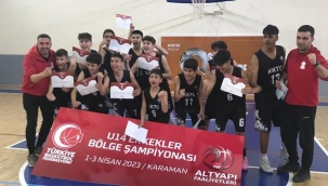 U14 karmamızdan gururlandıran başarı