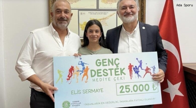 Latin dansını yıldızı Elis Sermaye’ye Evkaf Genç Destek Ödülü