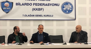 KUZEY KIBRIS BİLARDO FEDERASYONU OLAĞAN GENEL KURULU YAPILDI