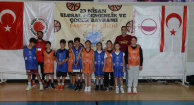 Çocuklar Basketbol ile şenlendi