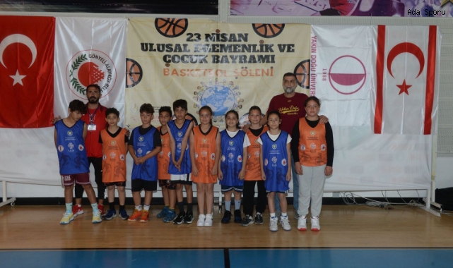 Çocuklar Basketbol ile şenlendi