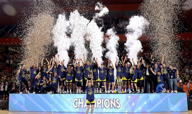 Fenerbahçe üst üste ikinci kez EuroLeague şampiyonu