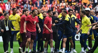 Galatasaray-Fenerbahçe derbisi öncesi futbolcular arasında kavga