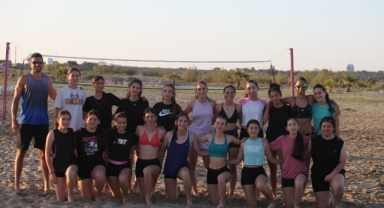 MSA plaj voleybolu antrenmanlarına başladı