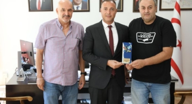 Kemal Moral Voleybol Okulu, Hüseyin Cahitoğlu’nu ziyaret etti
