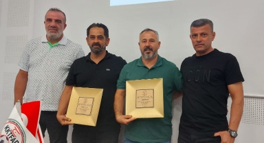 Başarılı antrenörler ödüllerini aldı