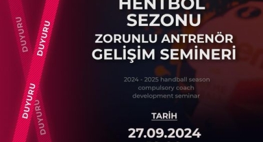 Hentbolda seminer düzenlenecek