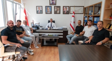CAHİTOĞLU, ATICILARI KABUL ETTİ
