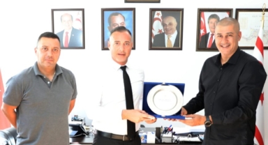 Hentbol Federasyonu'ndan Cahitoğlu’na ziyareti