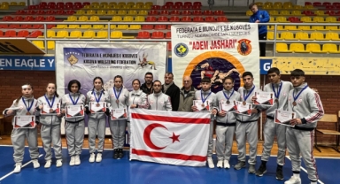KKTC Güreş Milli Takımı, Kosova’da üçüncü