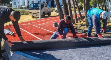 Alayköy Sahası’nda Yürüyüş Parkuru Çalışmaları Sürüyor