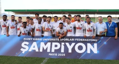 Üniversite futbolda şampiyon GAÜ