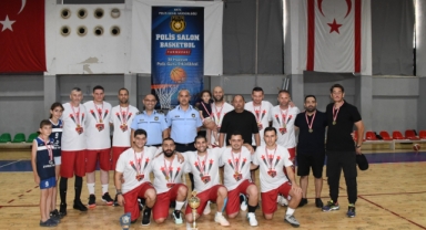 Basketbolun şampiyonu Lefkoşa Polis Müdürlüğü