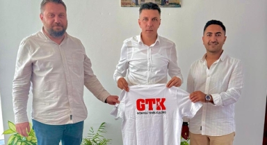 Gönyeli Tenis Kulübü’nden Amcaoğlu’na ziyaret