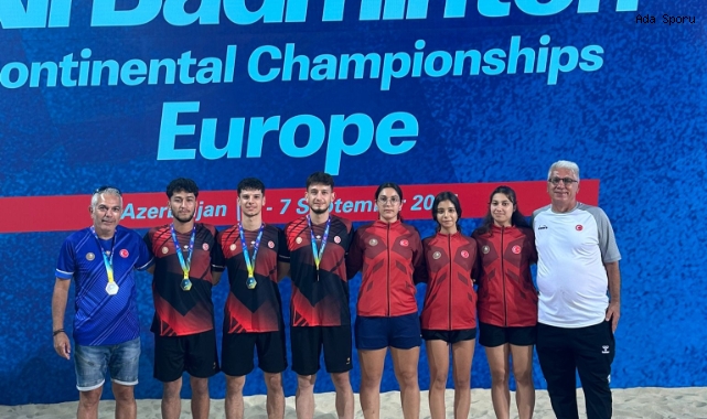 Türkiye Air Badminton Milli Takımı Avrupa Üçüncüsü