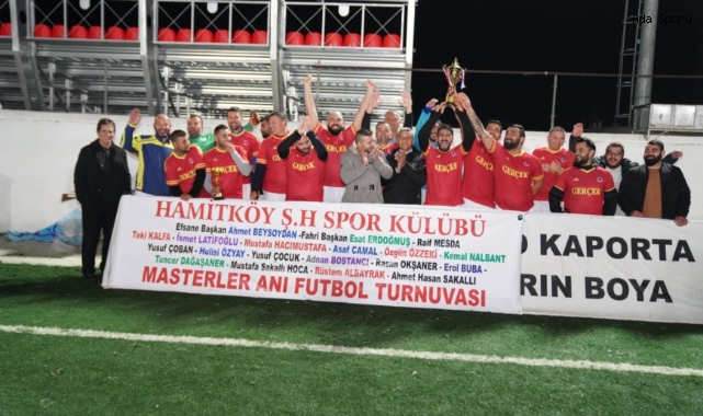 Hamitköy Masterler Derneği’nden anlamlı turnuva