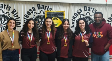 Üniversite dartsta şampiyon AÖA ve DAÜ