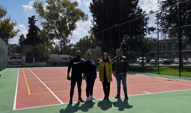 20 Temmuz Fen Lisesi Tenis Kortu yeniden hayat buldu 